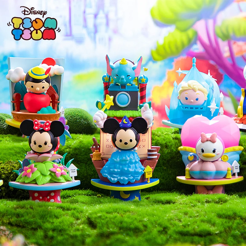 

Disney Blind Box Mickey Mouse Girl Heart Magic Fantasy Show Series Tsum Doll Ornament Anime Action Figures Toy Children's Gift