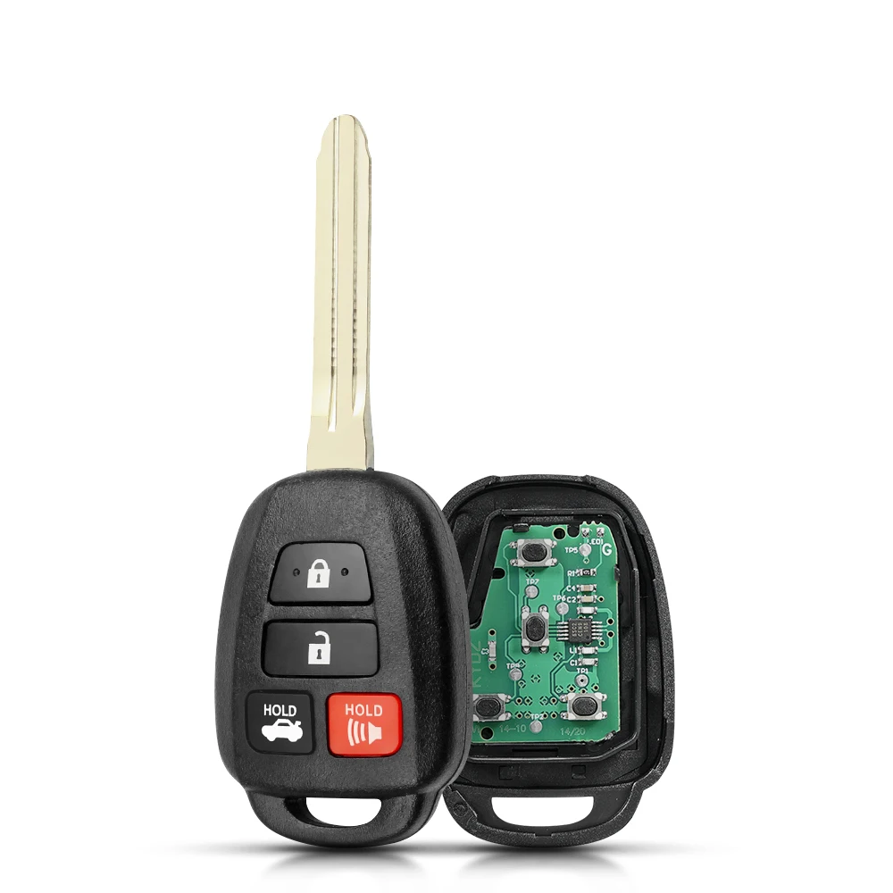 KEYYOU FSK GQ4-52T для Toyota RAV4 LE XLE Highlander LE 2013- 2017 Sequoia Tundra Tacoma 314,4 МГц/315 МГц H чип удаленный автомобильный ключ