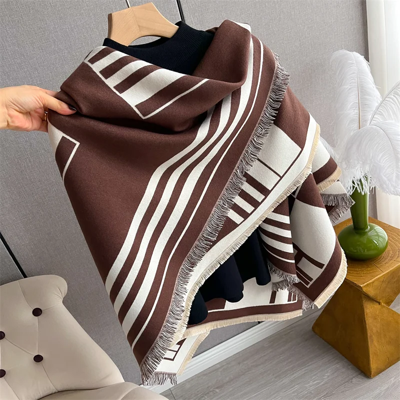 

Women Silk Winter Scarf Luxury Design Print Lady Beach Shawl Scarves Fashion Smooth Foulard Female Hijab _ED-65_