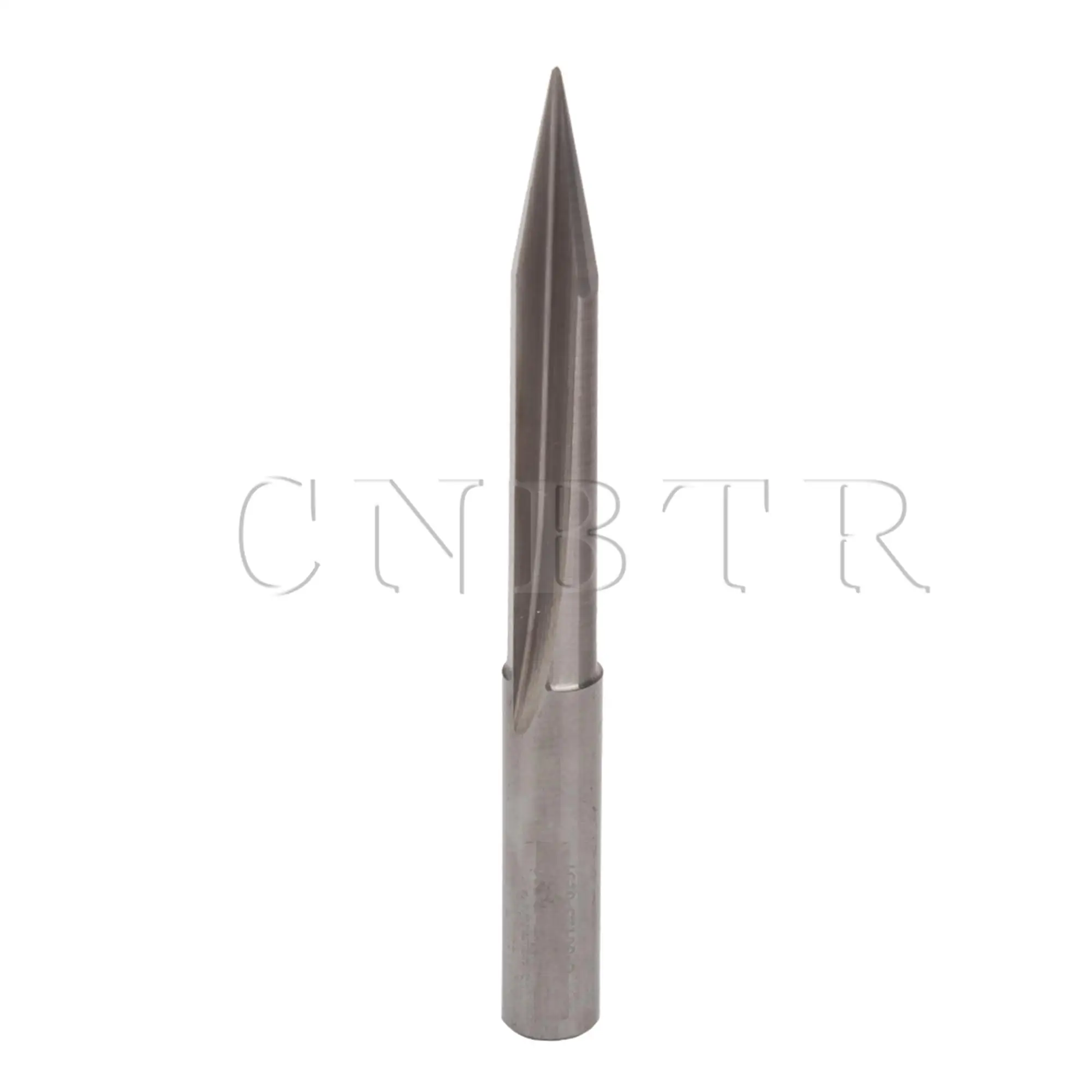 

CNBTR Double Carbide Flat Bottom Engraving Router CNC Bit 0.6mm x 6mm CEL