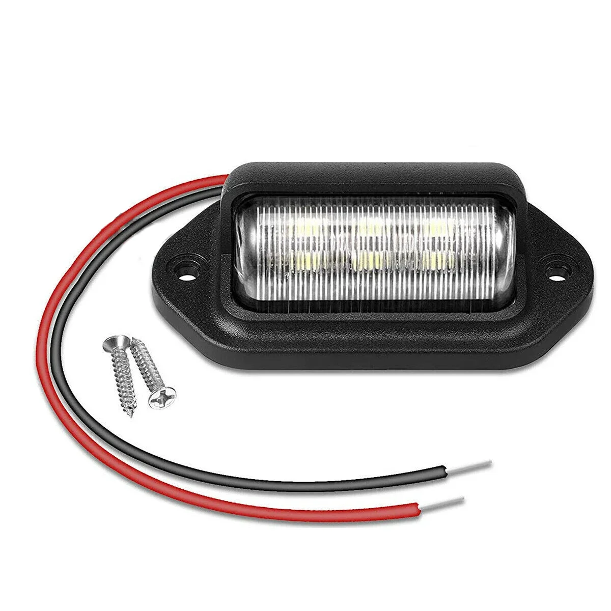 

Номерной знак для автомобиля, фотолампа, задний фонарь для внедорожника, грузовика, прицепа, белая лампа, универсальные лампы для номерного знака, 12 В, 24 В