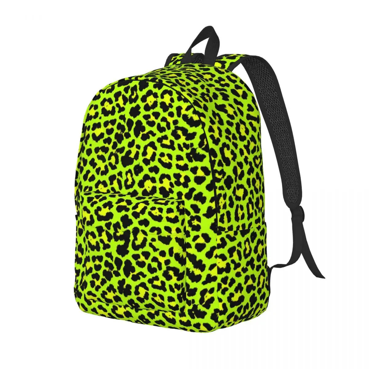 

Рюкзак унисекс в стиле панк-рок, легкий дорожный ранец зеленого и черного цвета, милый школьный портфель