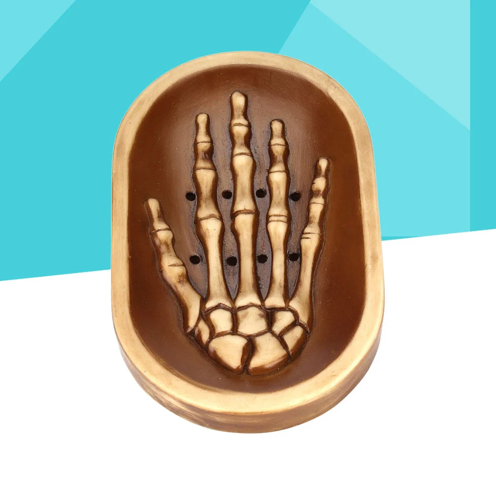 

Готическая Подставка под мыло для кухни ванной комнаты, держатель мыла, поднос для мыла (коричневый)