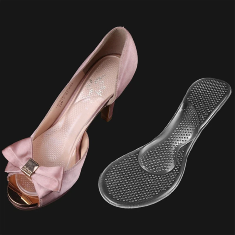 

1Pair Silicone Insoles High Heels Foot Cushion Arch Support Shoes Pads Transparent Shoes Pads For Women And Man Hot Sale