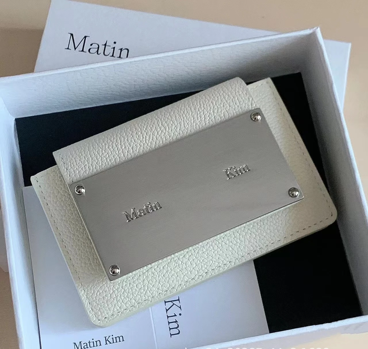 

New Luxury Matin Kim Designer Brand Card Bag Classic Simple Practical Zero Wallet Neutral Minimalist