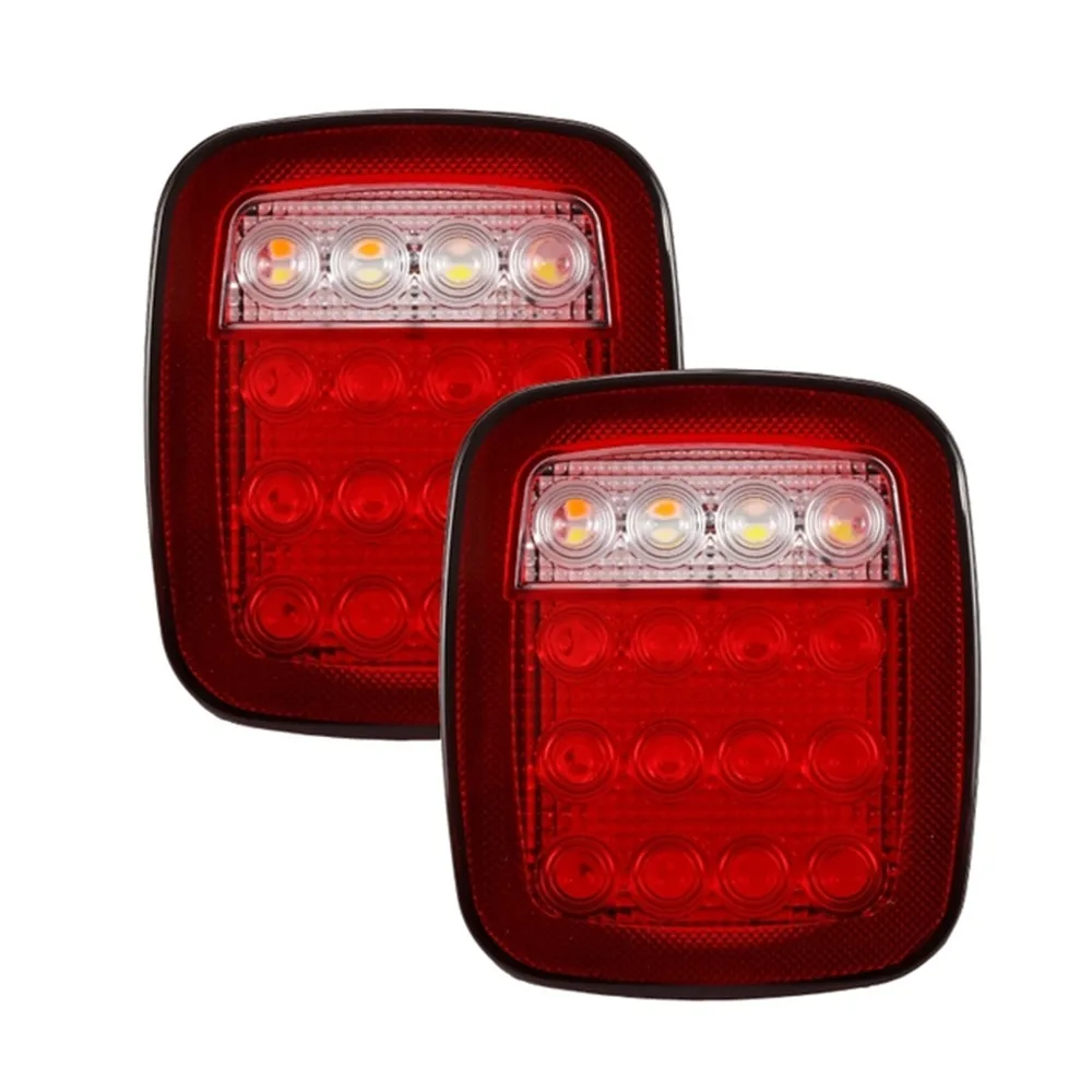 

16 Светодиодных Задних Стоп-сигналов В Сборе Для Jeep Wrangler TJ CJ YJ JK Грузовики Прицепы Лодки RVs - Черные Линзы Для ПК ...