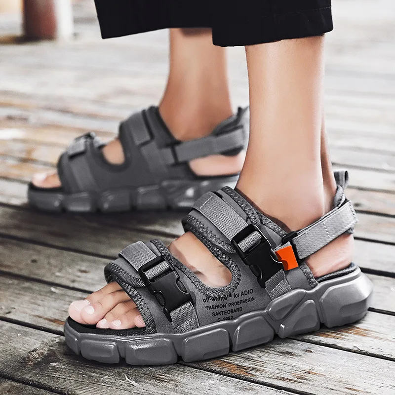 Мужские сандалии новинка 2024 мужская повседневная обувь для мужчин шлепанцы