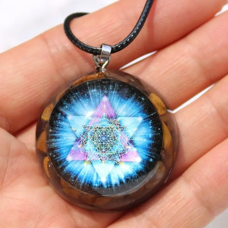 

Ожерелье с подвеской из натурального камня, 7 Семь чакр