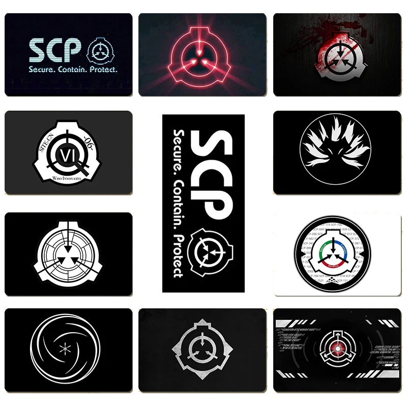 

SCP secret foundation Card Stickers Special Logo Cosplay Access Grade OR-2552
