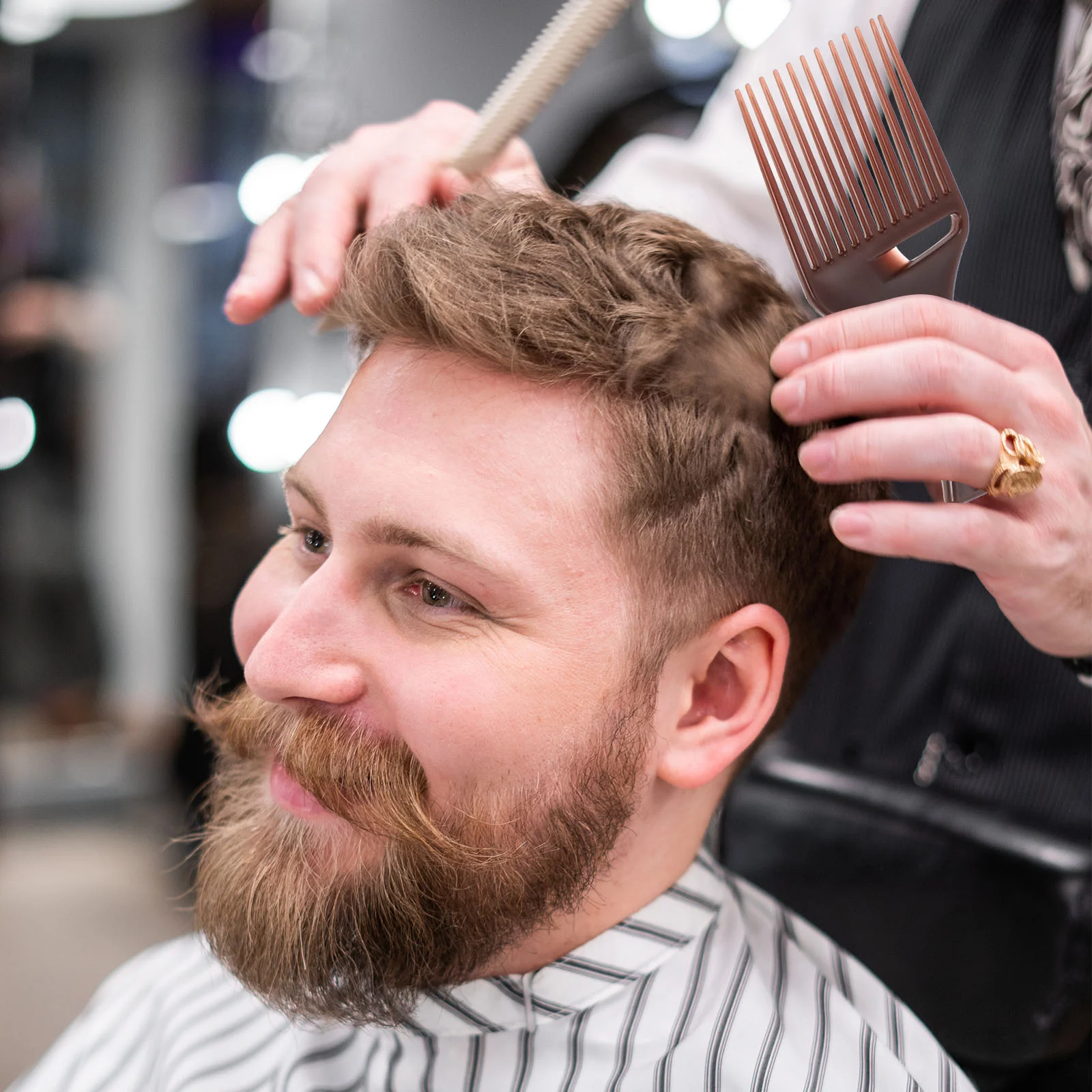 2 шт. расческа для укладки волос триммер с разъемным концом инструменты вьющихся