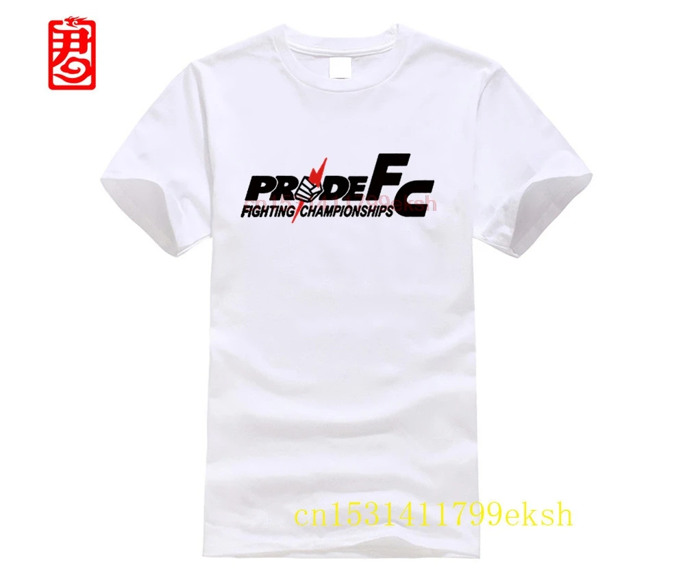 

Дизайнерская футболка PRIDE FC, Смешанные боевые чемпионаты, Мужская футболка, хлопковая футболка из лайкры, мужская летняя футболка