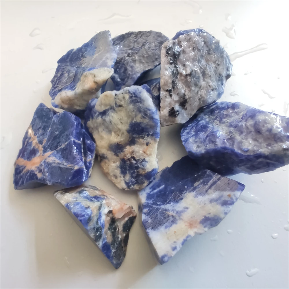 100 г Натуральный Необработанный синий кальдалитовый камень диффузор кварцевые