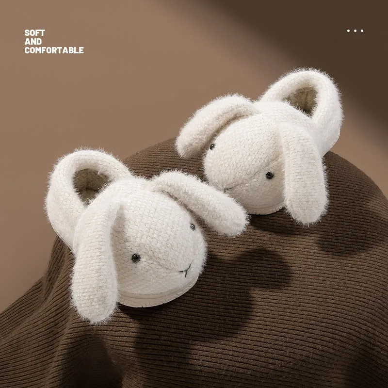 

Тапочки детские хлопковые с мягкой подошвой, Мультяшные шлепанцы, для мальчиков и девочек, мягкая и теплая обувь