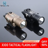 wadsn tactical x300 flashlight x300u surefir weapon light gloc17 rifle pistol light airsoft scout light for picatinny