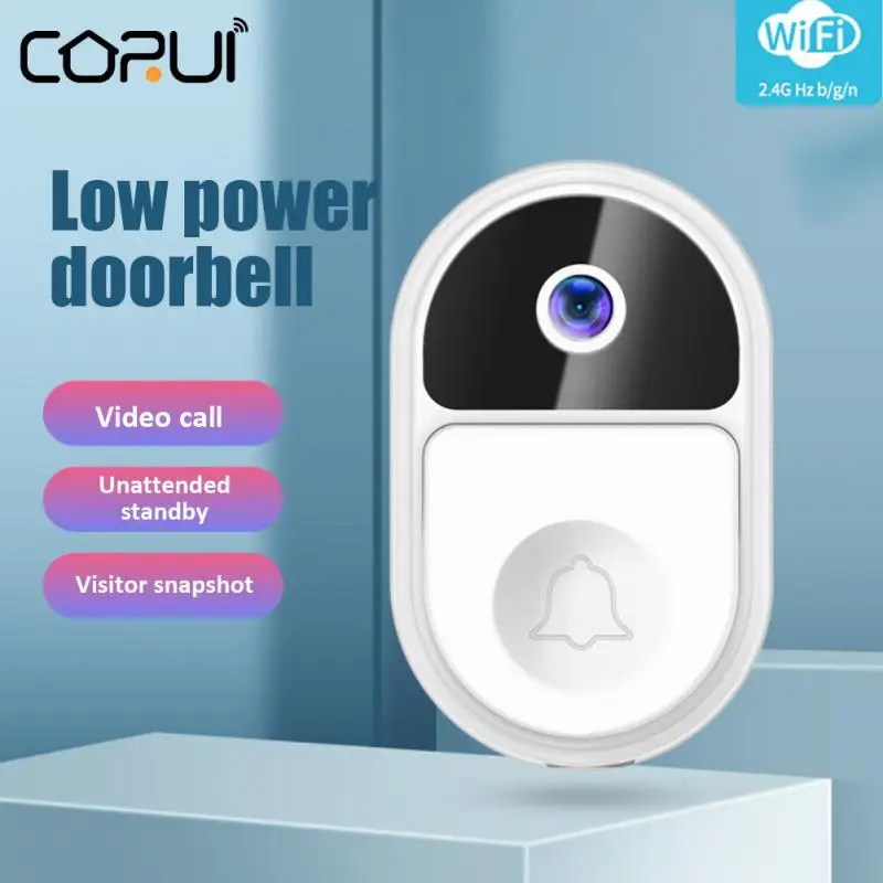 WIFI HD Smart Video Doorbell Smart Home Wireless Phone Door Bell Camera Security Video Intercom IR Night Vision For Apartments