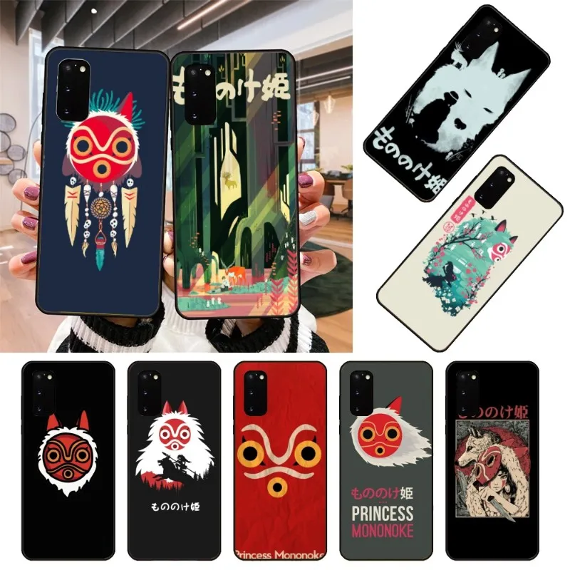 

Чехол Mononoke для телефона Samsung Note 9 10 20 Plus Pro Ultra J6 J5 J7 J8, мягкий черный чехол для телефона