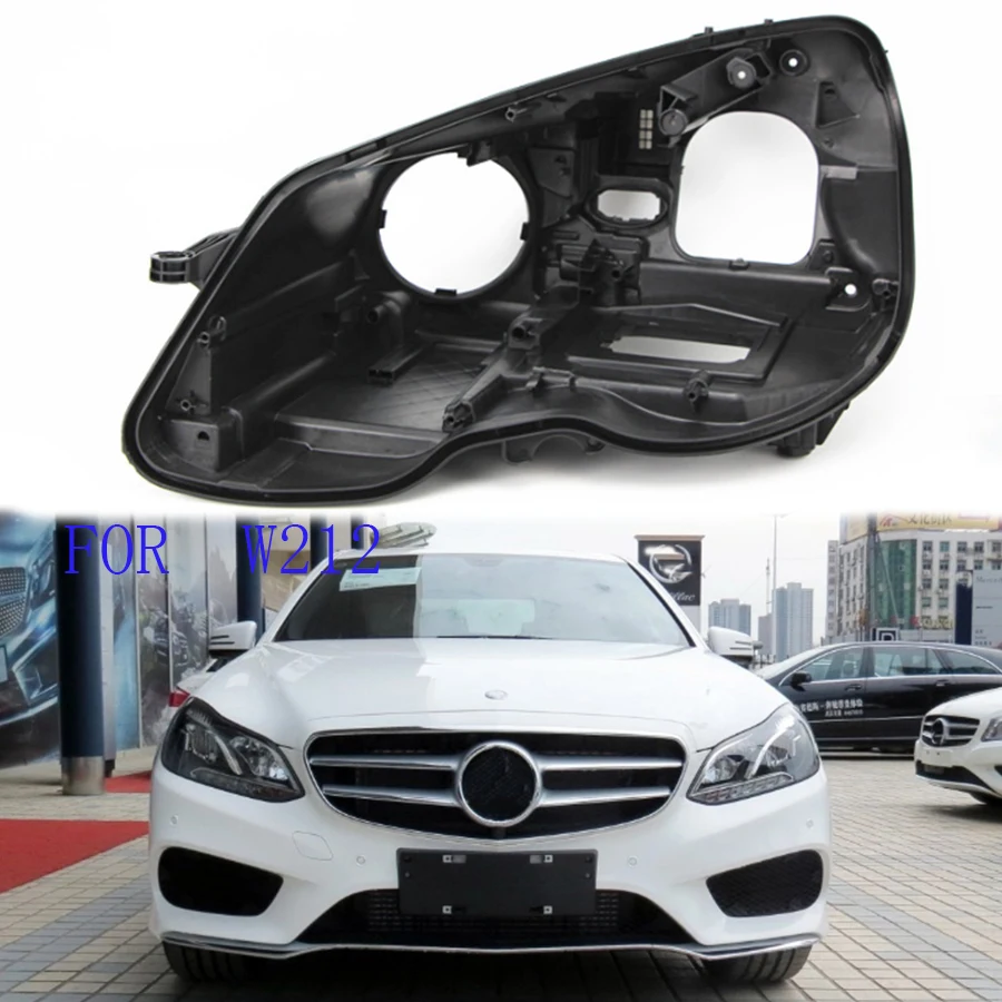 

Корпус переднего фонаря для Mercedes-Benz W212 E300 E200 E260E250 2014-2015, корпус ксенонового фонаря, корпус лампы дневного света, задний корпус