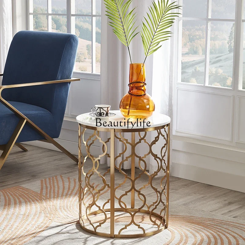 Американский стиль Роскошный натуральный мраморный уголок несколько предметов