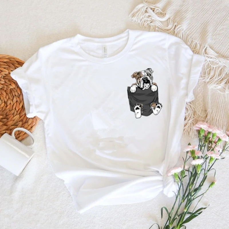 

Футболка с бульдогом | Рубашка с собакой и мамой | Английская модель | Рубашка с животными для влюбленных | Рубашка на день матери, футболка в ...
