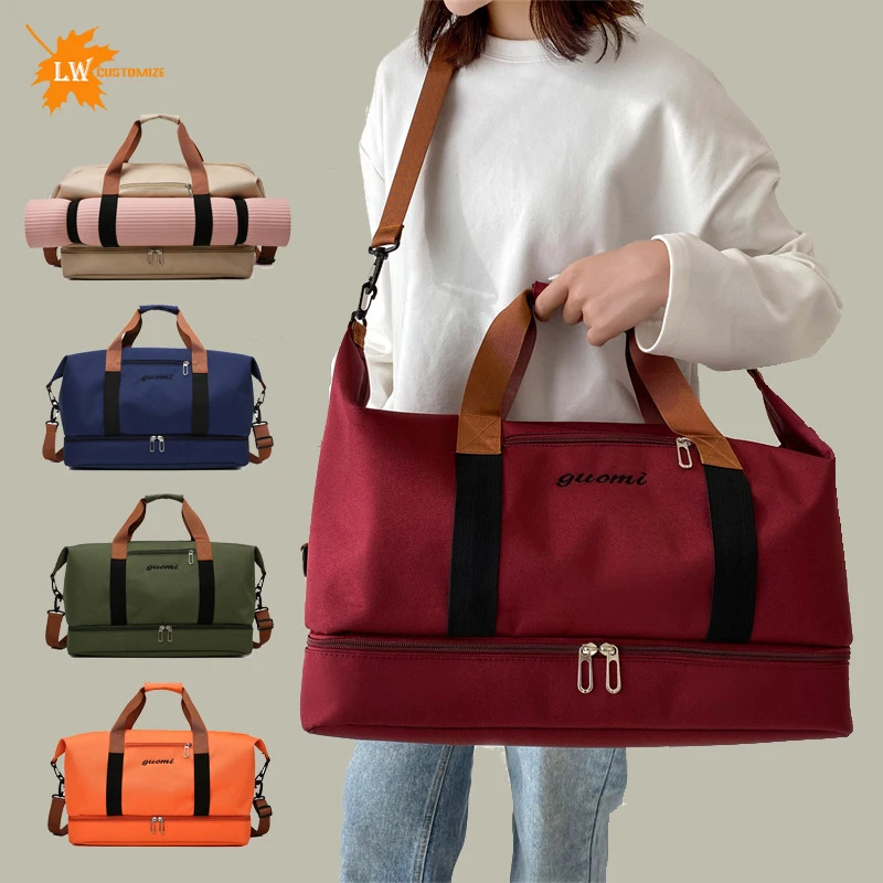 Индивидуальная дорожная сумка с печатным логотипом для багажа на короткие