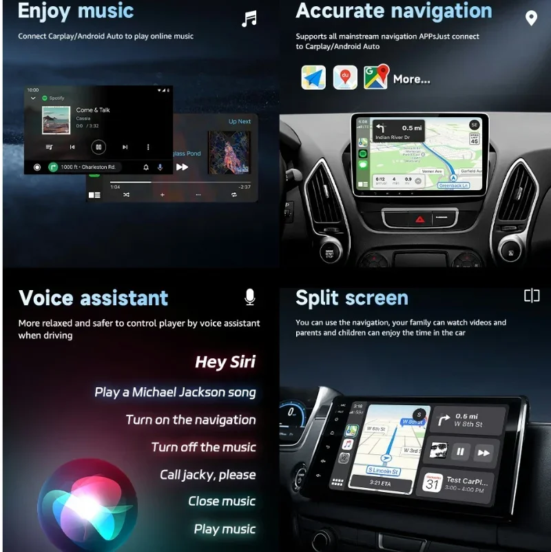 Мини-беспроводной Адаптер Carplay Android Auto Smart 2-в-1 USB-ключ Для Havel Kia Volvo Audi MG VW Hyundai Jeep —
