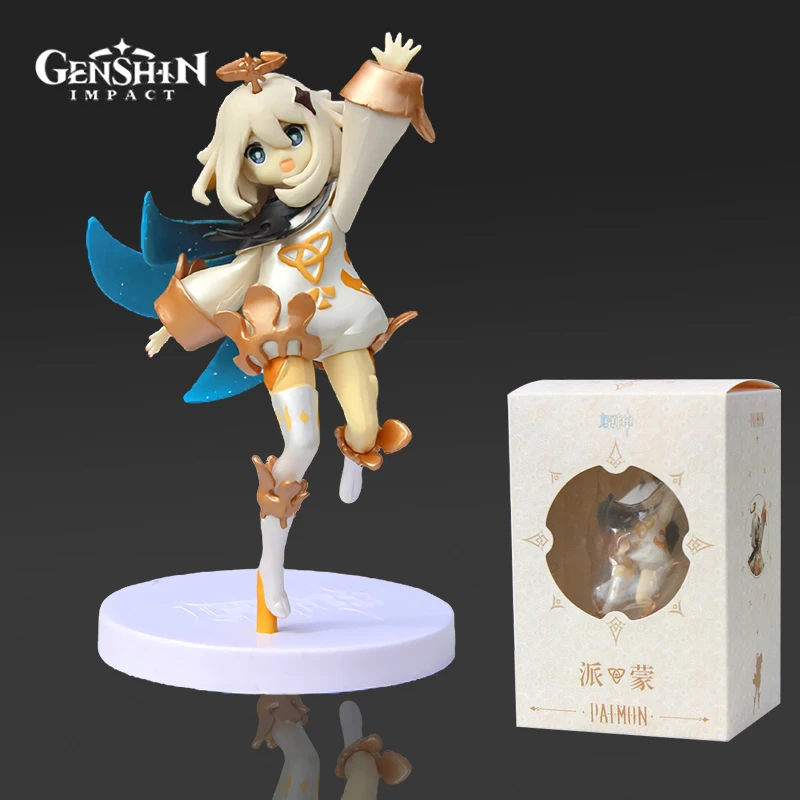 

Экшн-фигурка Genshin Impact Paimon, милая фотостатуя, модель, игрушки, орнамент, подарки для девочек, для детей