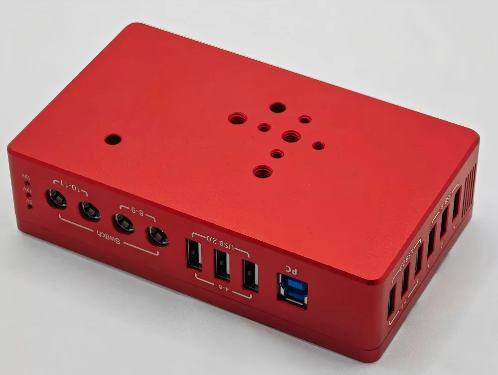 Фото WandererBox pro V3 Astro USB+DC Powerbox, совместимый с ASCOM, многофункциональный распределитель питания с контроллером USB3.1 для профессионалов. №5