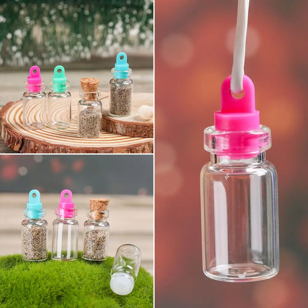 Фото 10 штук мини стеклянных бутылочек для декора и DIY проектов 10 штук мини стеклянных бутылочек для декора и DIY проектов