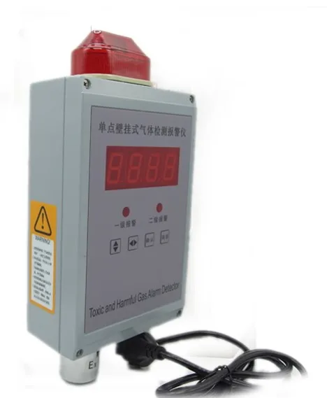 Industrial Wall mounted AC220V hydrogen chloride gas detector HCL analyzer