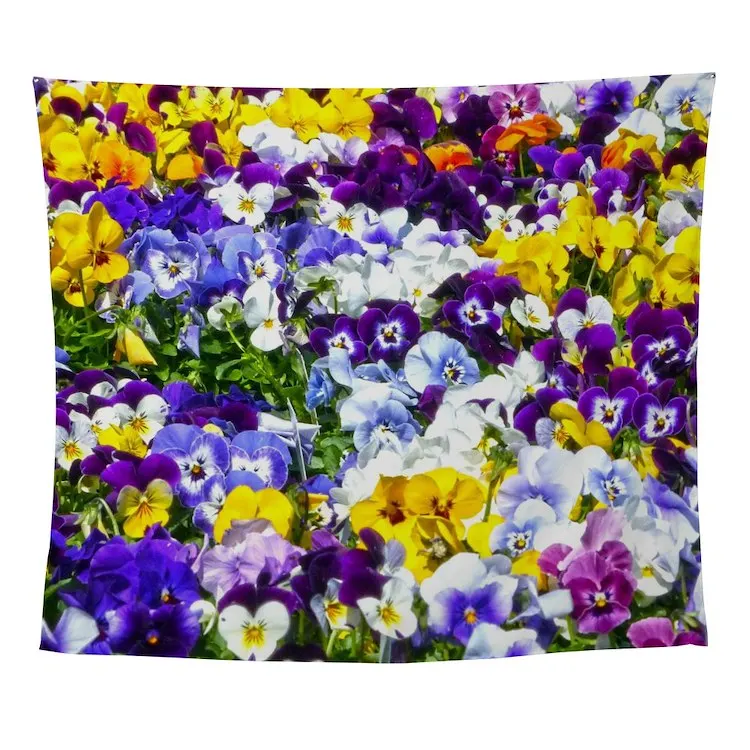 

Настенный Гобелен Анютины, настенный художественный гобелен с принтом насекомых, украшение для комнаты, полотенце, коврик, подвесное насте...