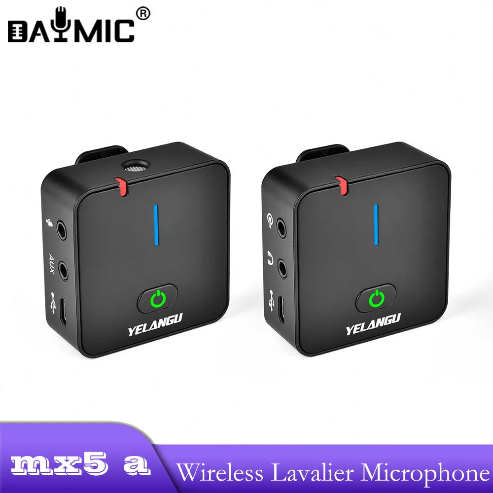 

Portable Mobile Phone Interview Video Recording Mic 2.4g Wireless Microphone For Camera Smartphone