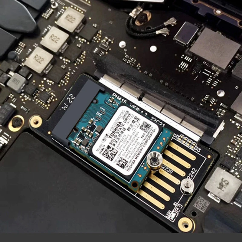 

M.2 NVMe SSD Adapter Card for Upgrade 2016 2017 13" A1708 Non-Touch Bar Models