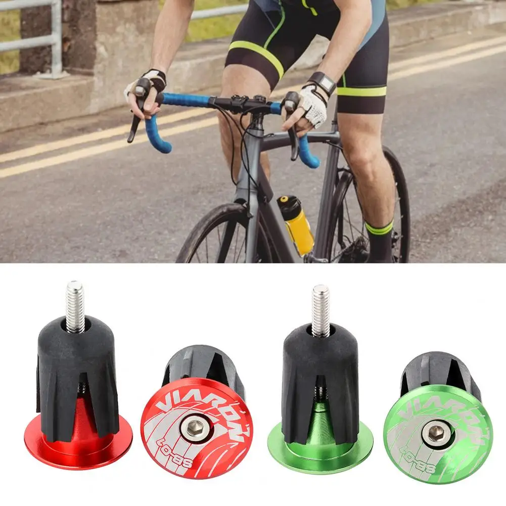 

2Pcs Handlebar Caps Protective Eco-Friendly Sturdy Construction for Mountain Bikes Handlebar End Plugs Handlebar End Caps