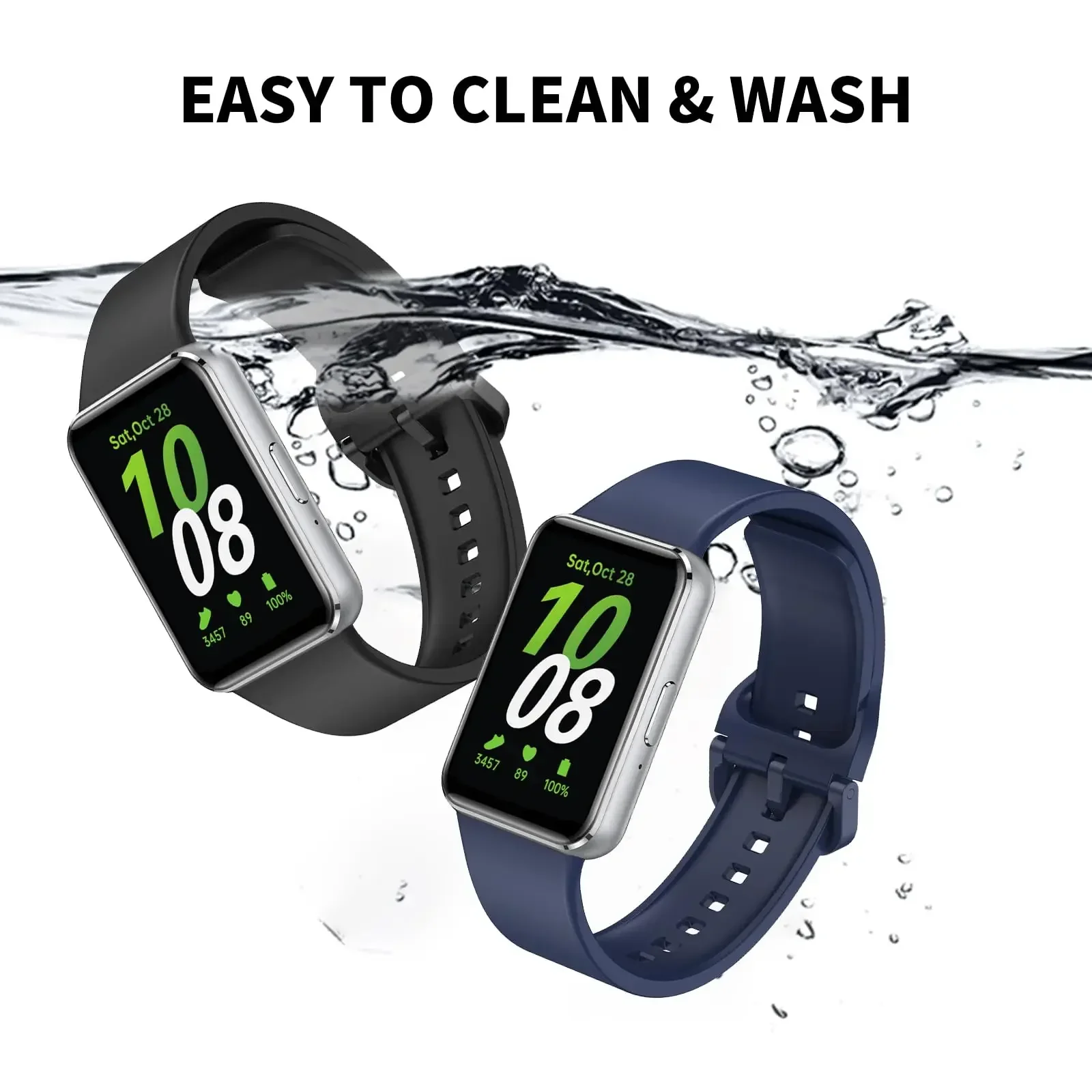 Фото Оригинальный силиконовый ремешок для умных часов Samsung Galaxy Fit 3 R390, спортивный резиновый браслет для Samsung Galaxy Fit3. №2