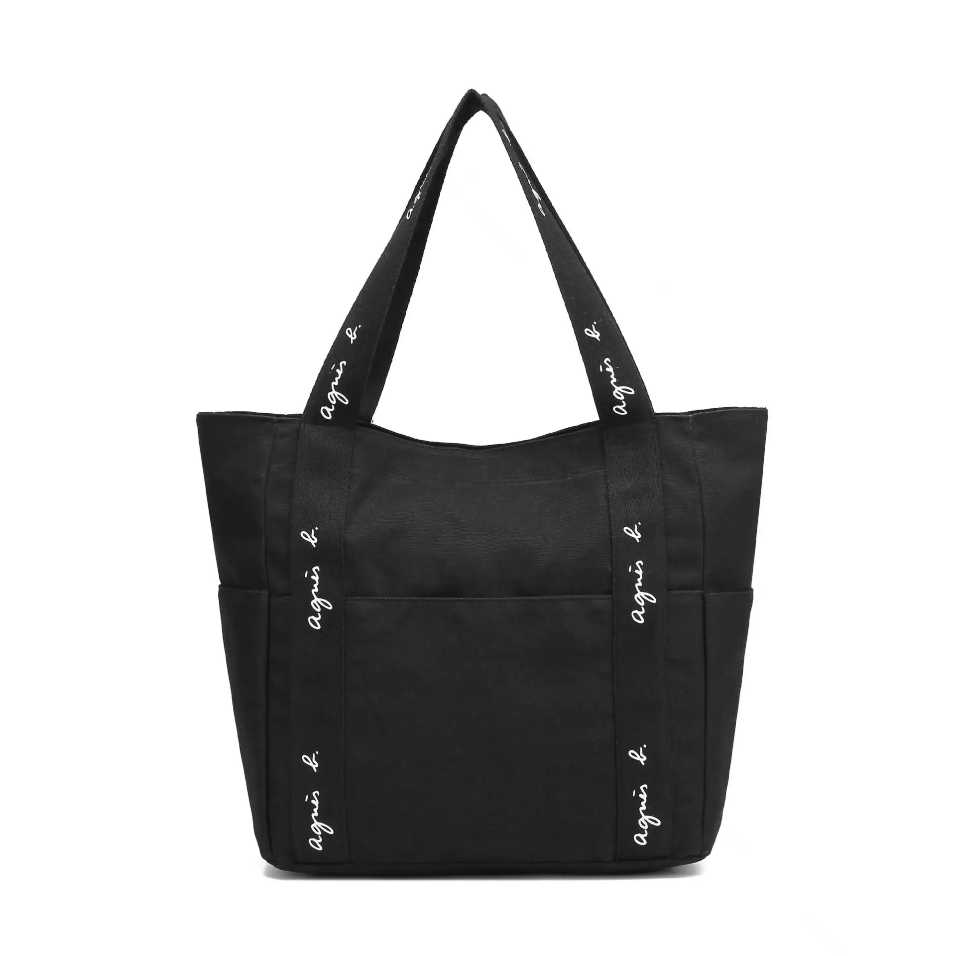 

Брендовые сумки-тоуты AB, новинка 2023, корейская модная женская сумка через плечо с буквенным принтом, модная сумка большой вместимости, холщо...