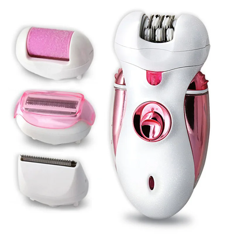 4 in 1 Rechargeable Electric Hair Removal Epilator Women Shaver Hair Shaving Machine Body Lady Trimmer Home Use Device