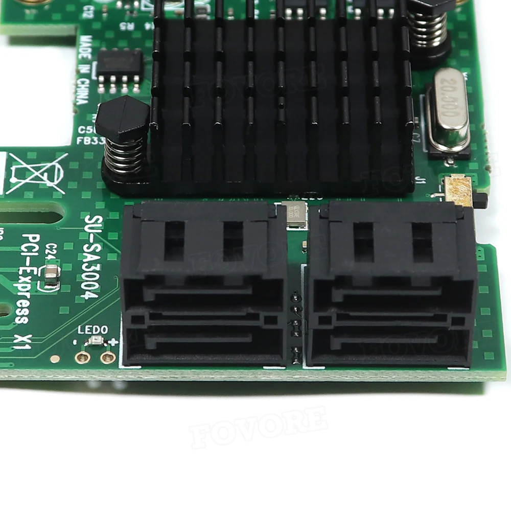 PCIE to SATA Expansion Card PCI Express x1 4 Ports 3 3.0 III 6Gbps SSD Controller PCI-e SATA3 Adapter Board For Windows |