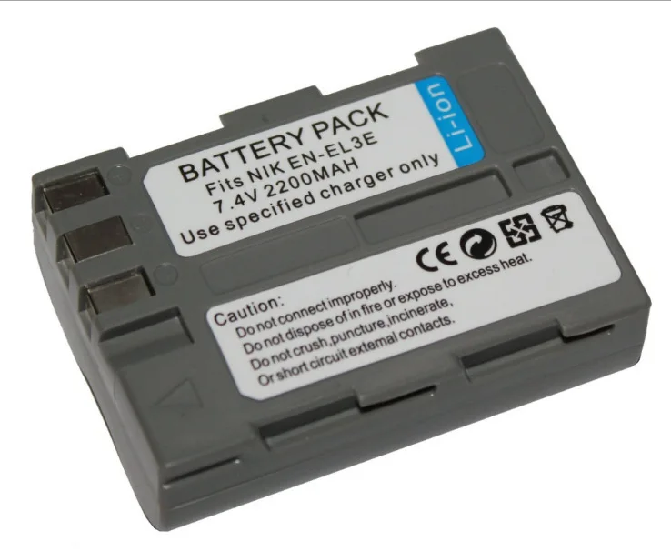 Аккумулятор для фотоаппарата Nikon 2200 мАч USB зарядное устройство D300S D700 D90 D300 D200 D80 D50
