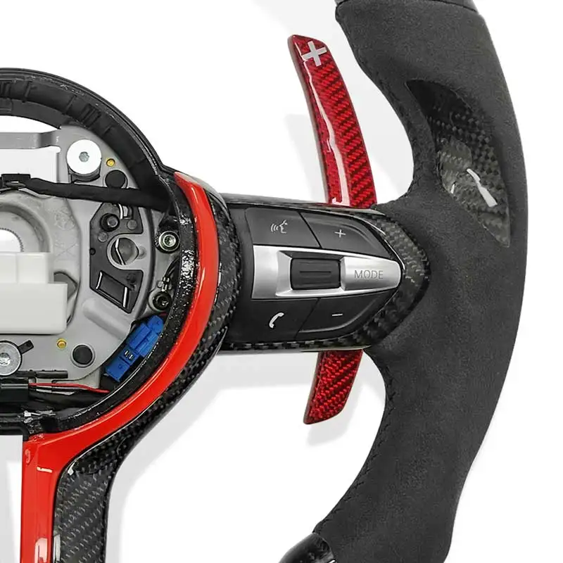 Автомобильный руль из углеродного волокна для BMW M3 M4 M5 M6 F01 F02 F06 F07 F10 F11 F12 F13 F30 F32 F80 F91