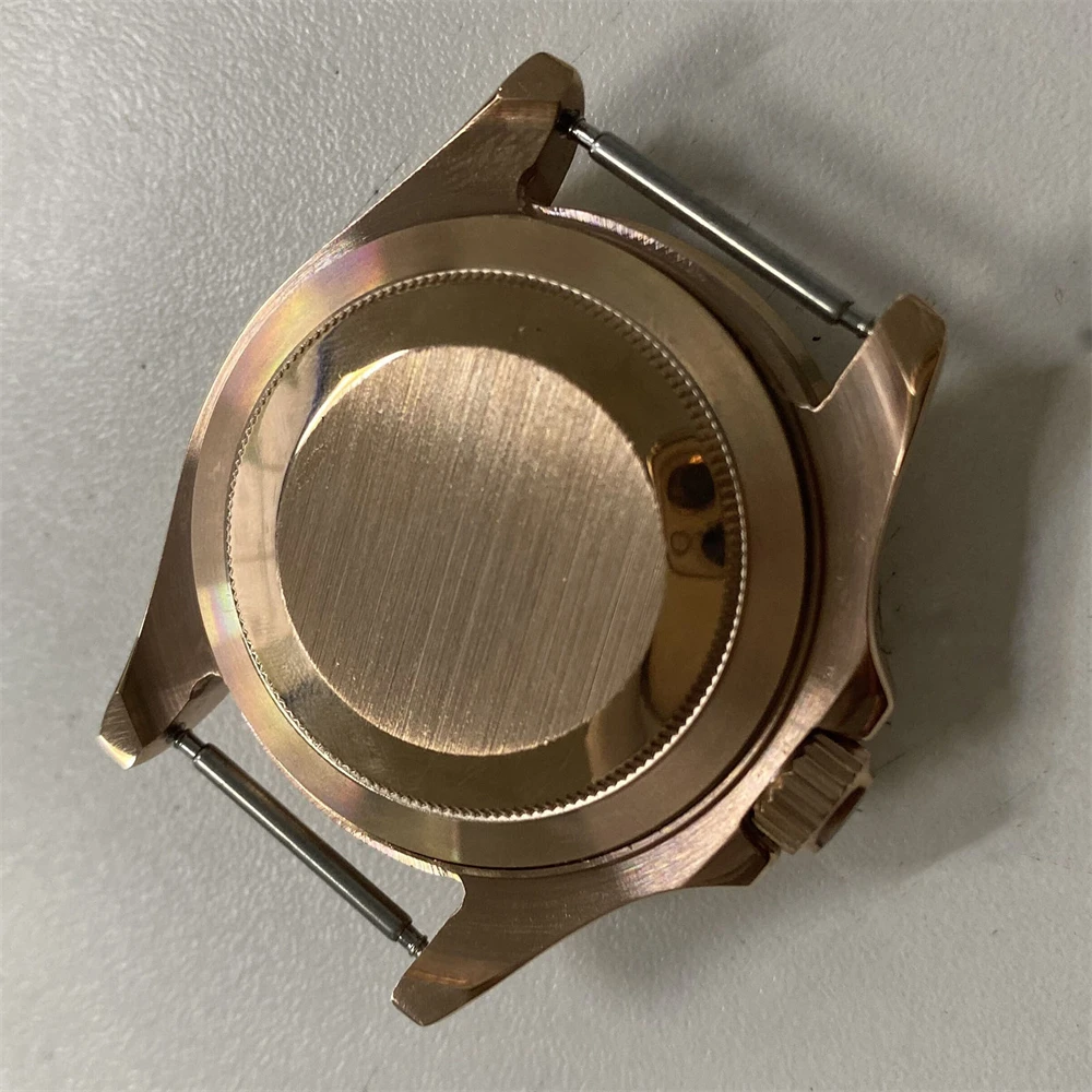 41mm Watch Case Sapphire Glass for Miyoda 8215 8200 8205 Rose Gold Yacht Case for Mingzhu 2813 Mechanical Movement Parts