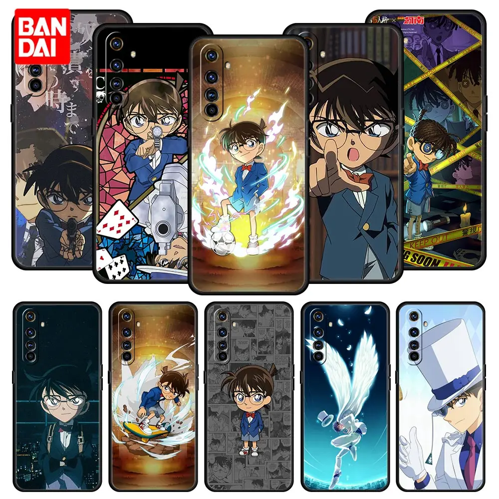 

Shell Case for Oppo Realme C21 C21Y C11 C15 C25 C3 C20 Narzo30A 5 6 7 7i 8i 8 Pro Armor Cell Phone Funda Luxury Detective Conan