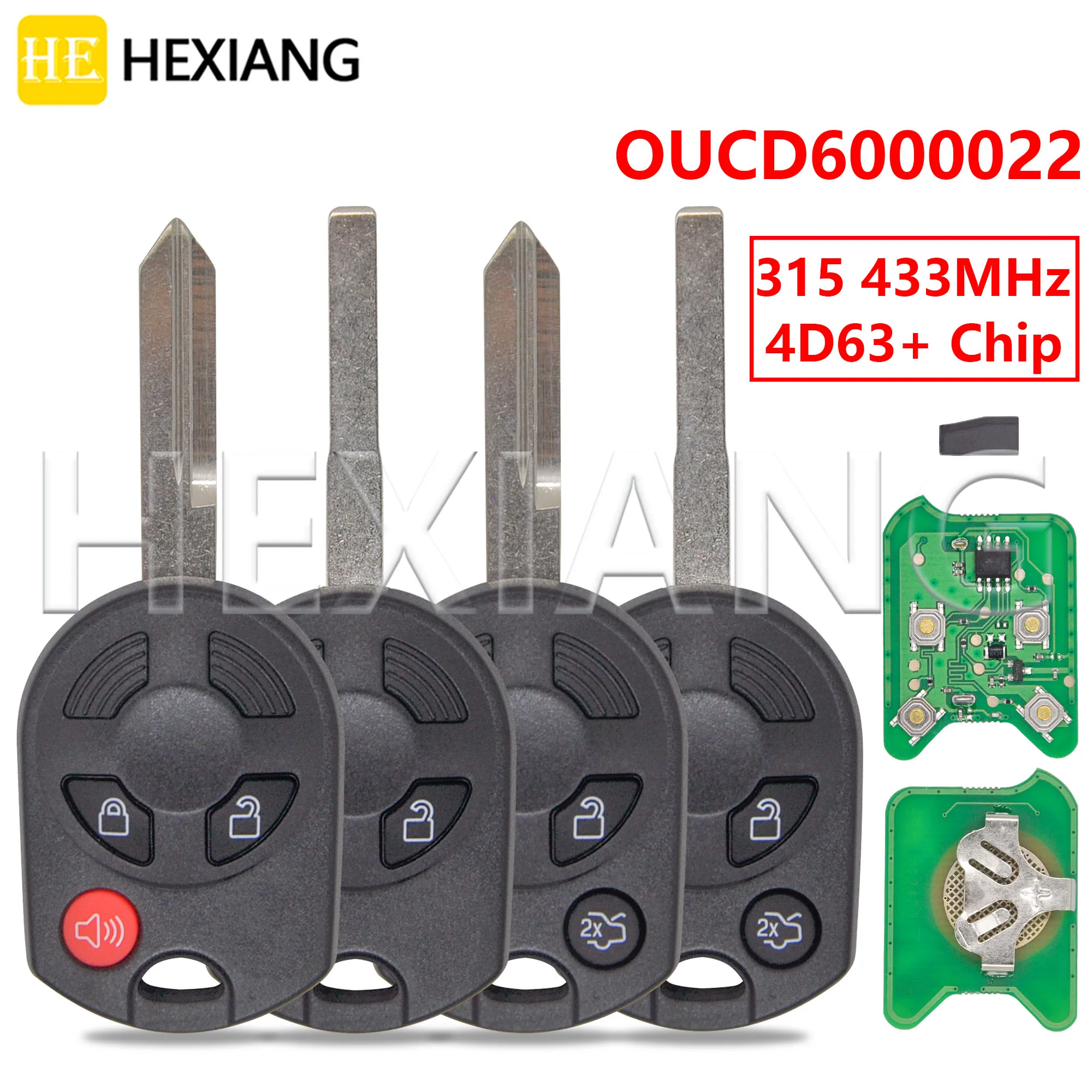 DR CWTWB1U793 4D63+ 315/433 МГц Автомобильный дистанционный ключ OUCD 6000022 Для Ford Edge C-Max Expedition