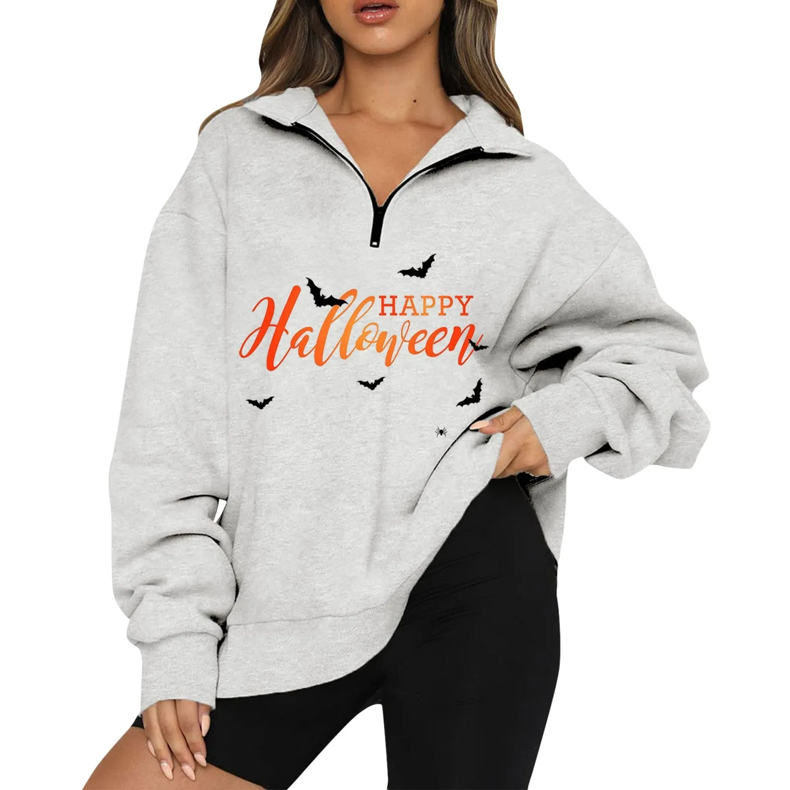 

Женская флисовая кофта с длинным рукавом, на молнии