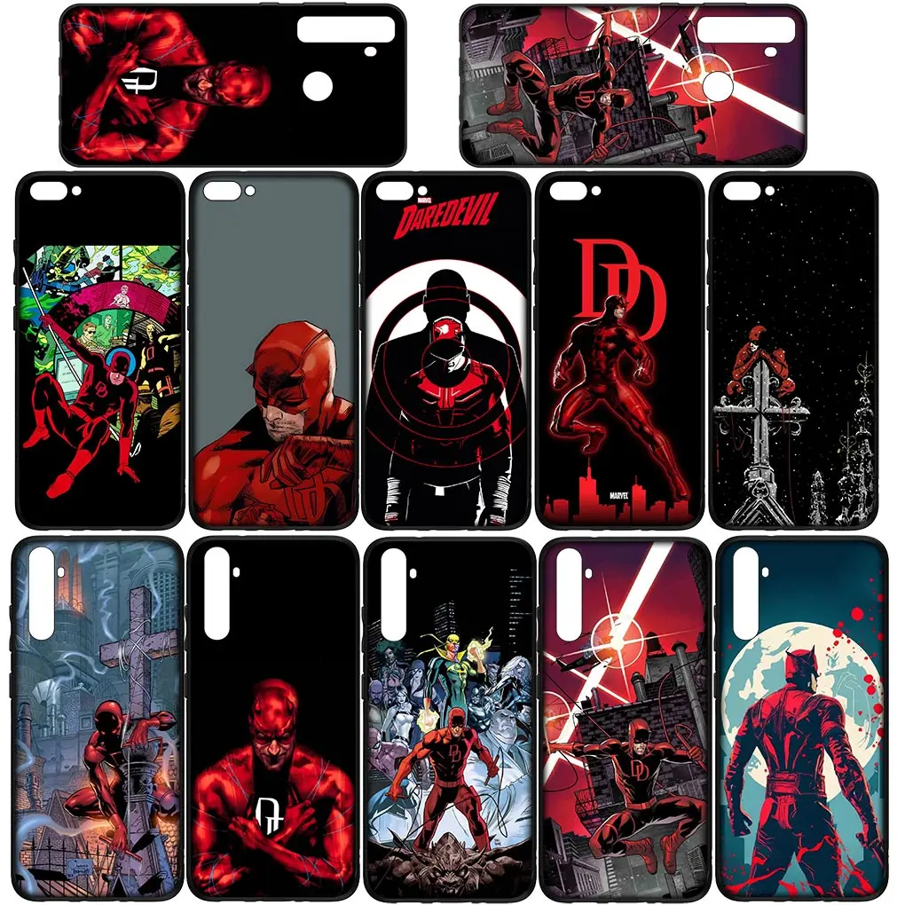 Чехол с плакатом Marvel Daredevil для Samsung Galaxy Note 20 Ultra 10 8 9 S10 Lite S9 A6 A8 Plus A7 A9 A06 A16 M35