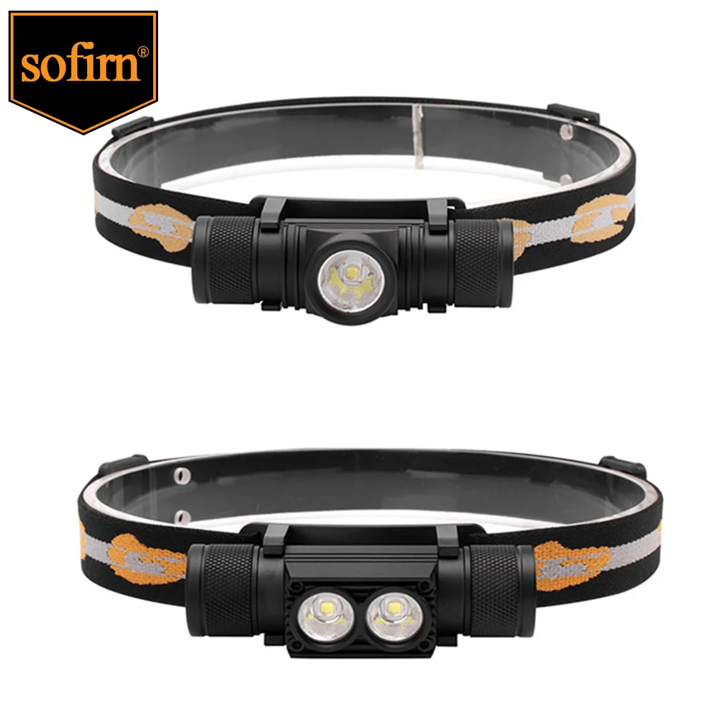 D10 D25 1100LM LED Headlight Mini White Light Head Torch USB Charger 18650 Battery Headlamp Camping Hunting Flashlight