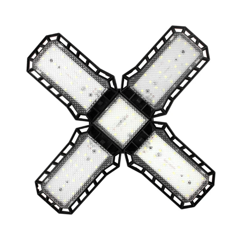 

6500K LED Garage Light Foldable Fan Blade Industrial Lighting Light for Workshop
