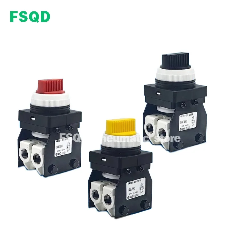 

VM131 VM151 VM133 VM153 VM230 VM250-01 M5 02-35RA 35GA 35BA 35YA SMC Ручной клапан механический клапан серии VM Пневматический инструмент