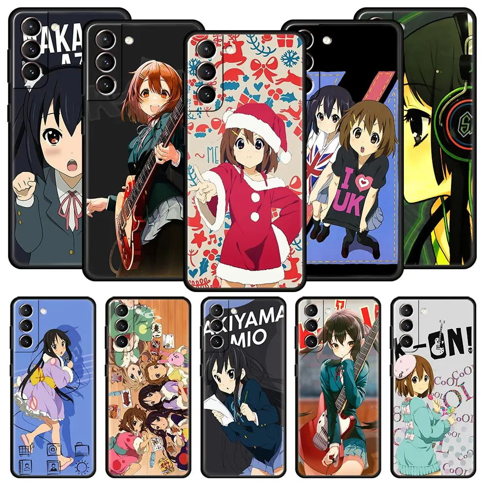 

Искусственное Аниме! Yui Akiyama для Samsung Galaxy S22 Ultra S20 S21 FE 5G чехол для телефона S10 S9 Plus S10E S8 Note 10 Lite 20 черный чехол