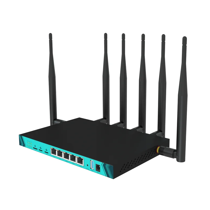 ZBT WG1602 1200Mbps 4G LTE Router Wireless WIFi Two Modem CAT12 Modem Openwrt Router High Speed Dual SIM Card 4*Gigabit Lan Port