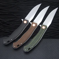 high quality outdoor folding knife d2 blade linen fiber handle stone washing wilderness survival pocket edc portable knives
